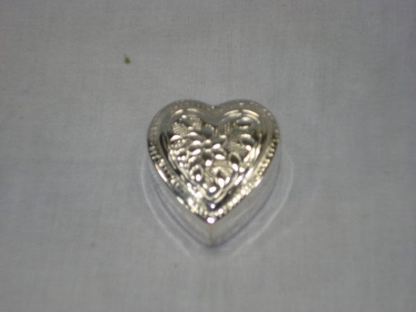 Image of Silver Plated Brass Trinket Box