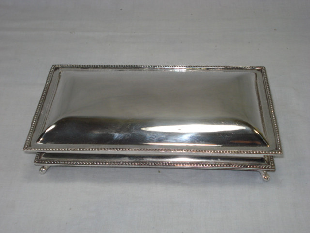 Silver Plated Brass Trinket Box