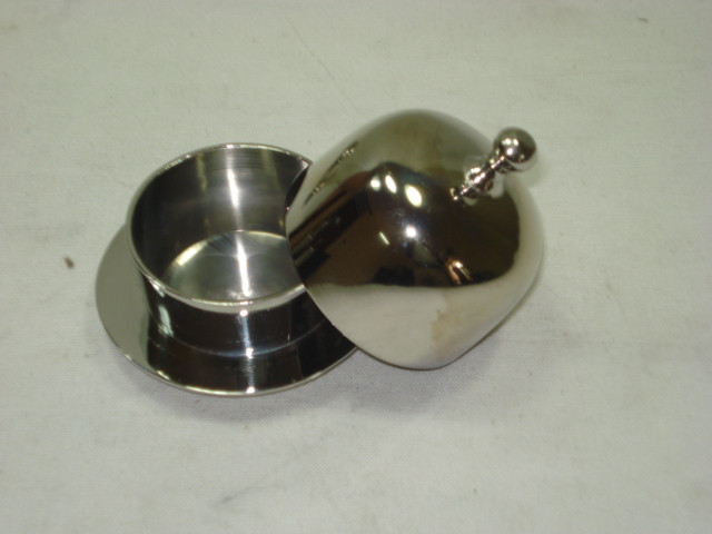 Nickel Plated Brass Butter Dishes