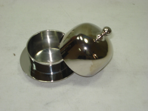 Image of Nickel Plated Brass Butter Dishes