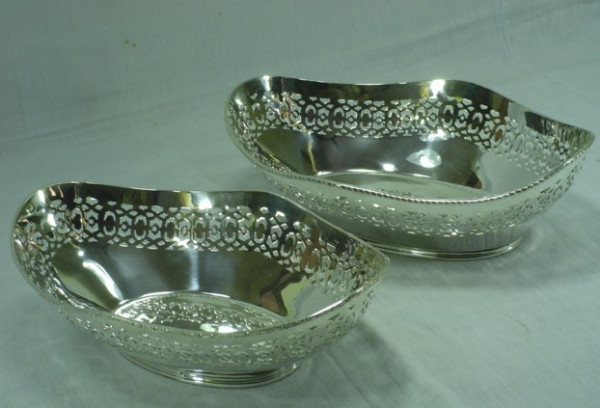 Image of Silver Plated Brass Dish