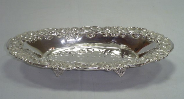 Image of Silver Plated Brass Dish