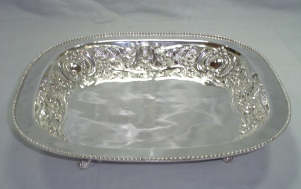 Image of Silver Plated Brass Dish