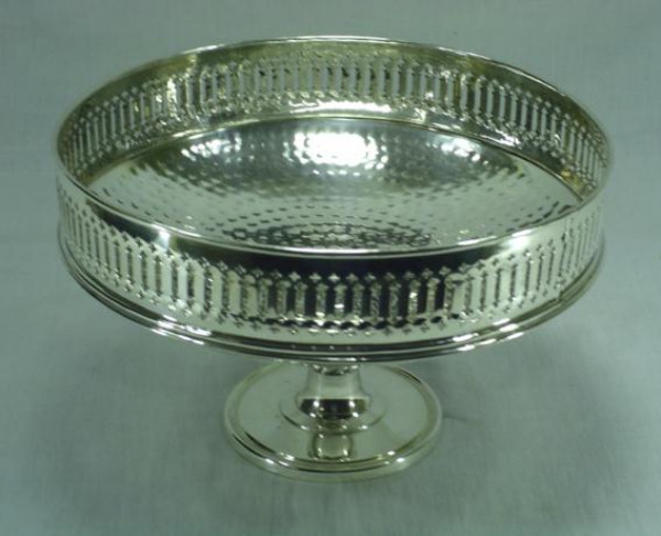 Image of Silver Plated Brass Dish