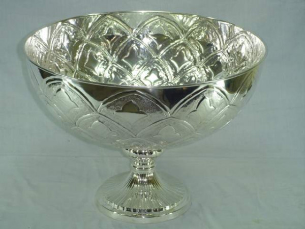 Image of Silver Plated Brass Dish