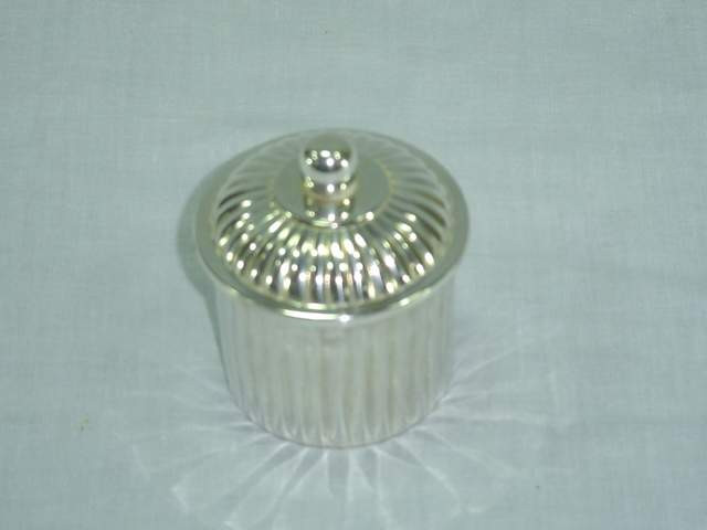 Silver Plated Brass Trinket Box