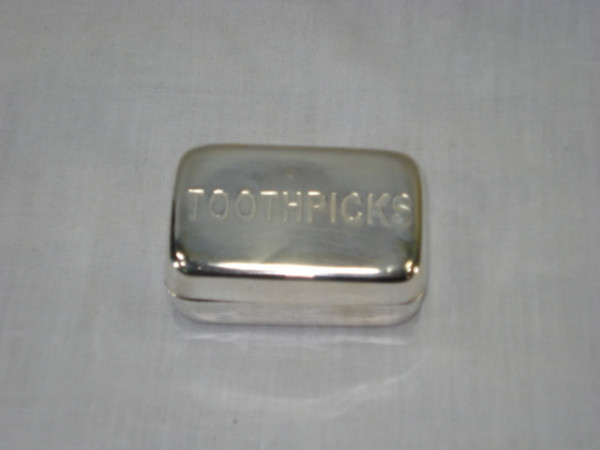 Image of Silver Plated Brass Trinket Box
