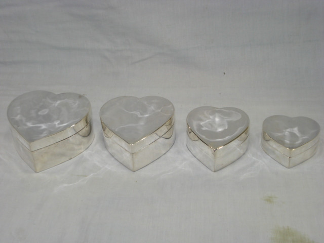 Silver Plated Brass Trinket Box