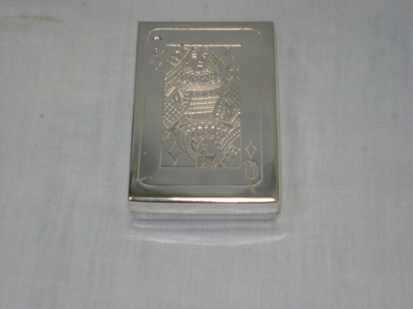 Image of Silver Plated Brass Trinket Box