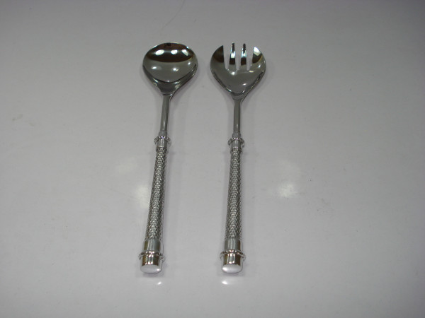 Image of Stainless Steel Salad Serving Set
