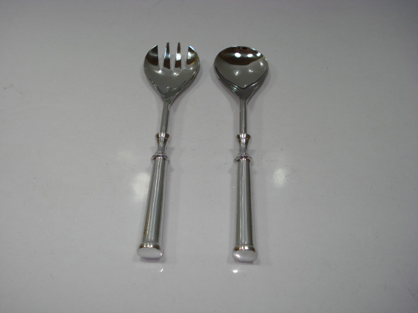 Image of Stainless Steel Salad Serving Set