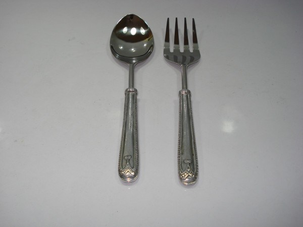 Image of Stainless Steel Salad Serving Set