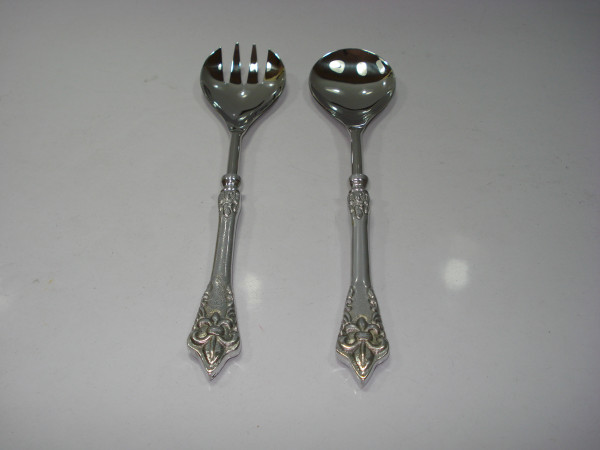 Image of Stainless Steel Salad Serving Set