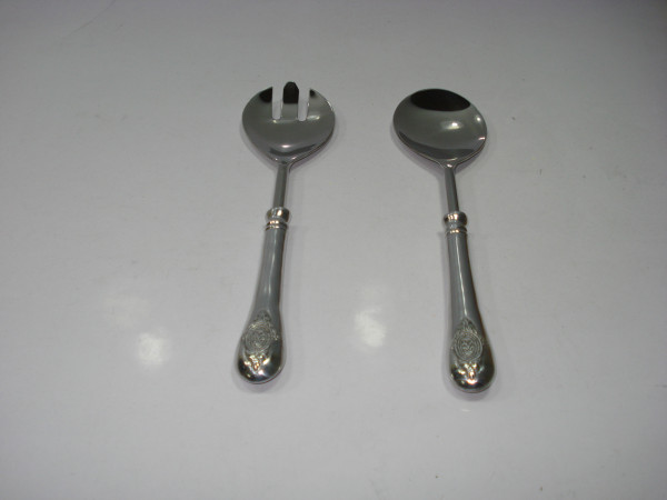 Image of Stainless Steel Salad Serving Set