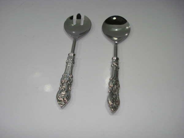 Image of Stainless Steel Salad Serving Set