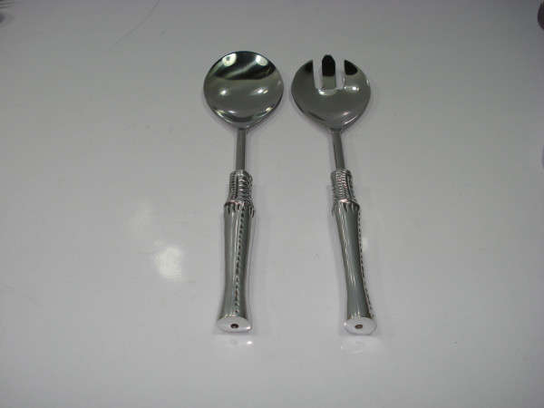 Image of Stainless Steel Salad Serving Set