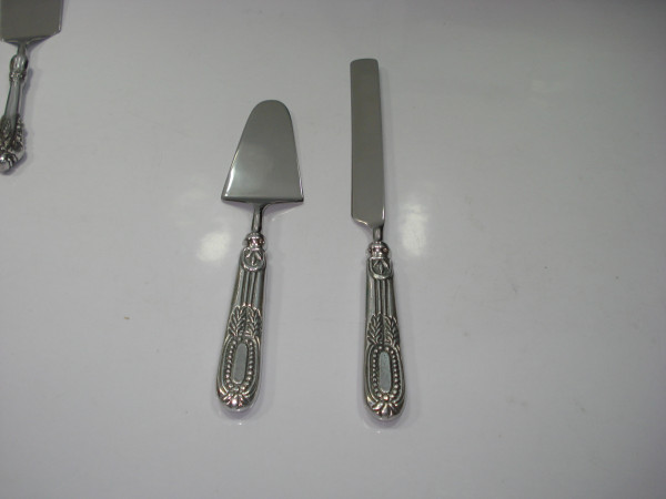 Image of Stainless Steel Cake Carving and Serving Set