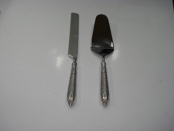 Image of Stainless Steel Cake Carving and Serving Set