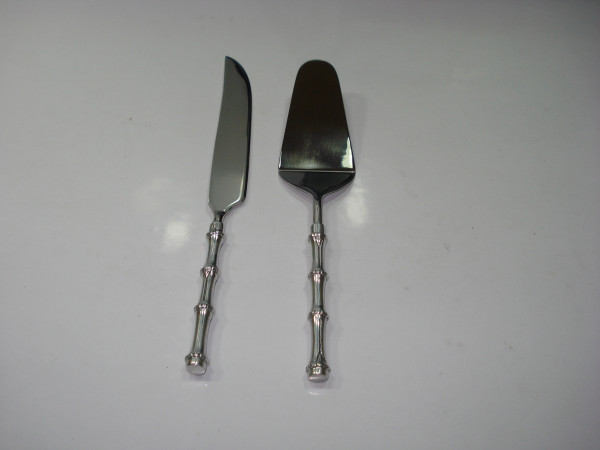 Image of Stainless Steel Cake Carving and Serving Set