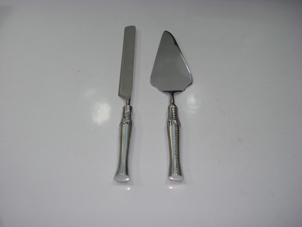 Image of Stainless Steel Cake Carving and Serving Set