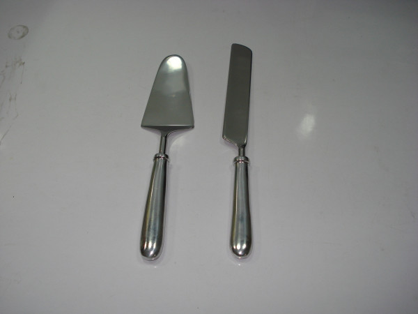 Image of Stainless Steel Cake Carving and Serving Set