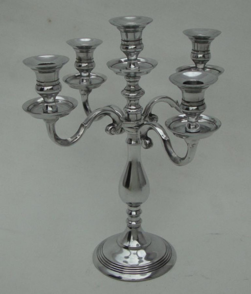 Image of Aluminum Candelabra