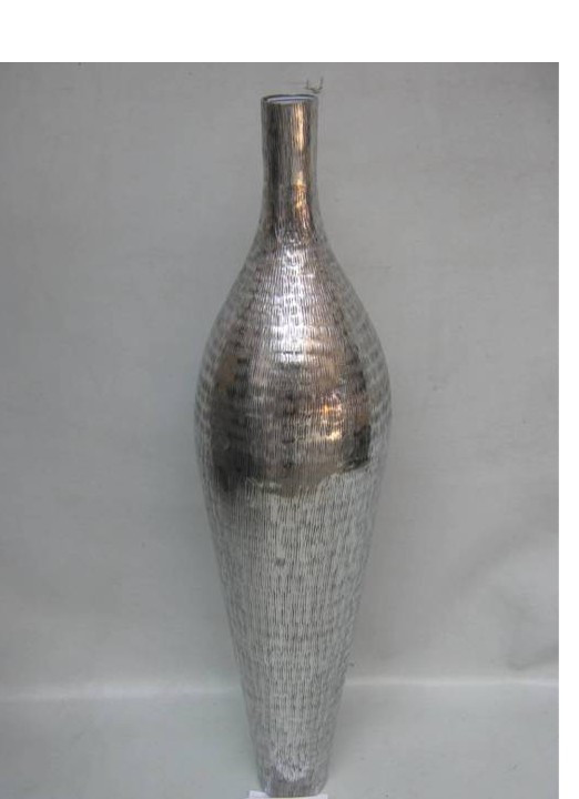 Hammered Aluminum Vase