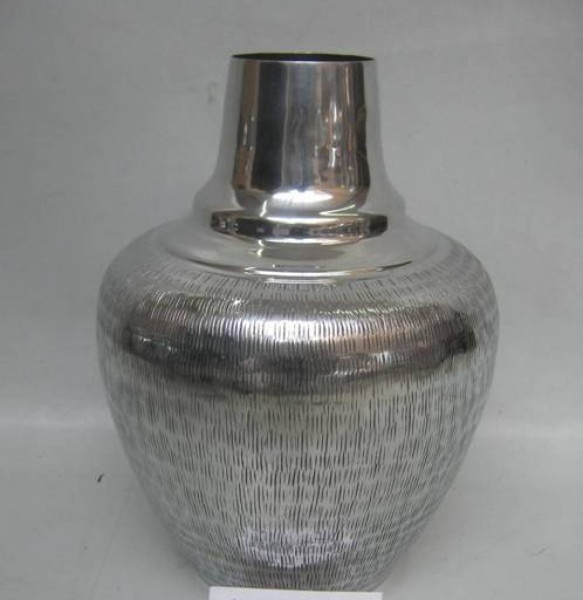 Image of Hammered Aluminum Vase