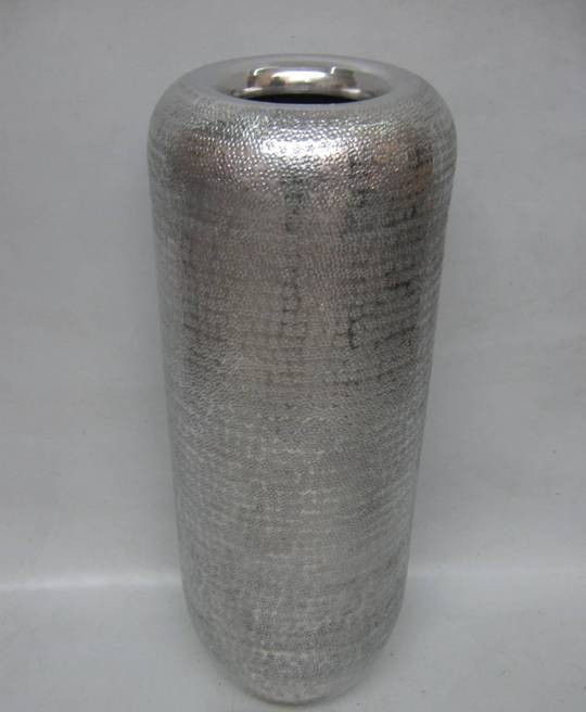 Hammered Aluminum Vase
