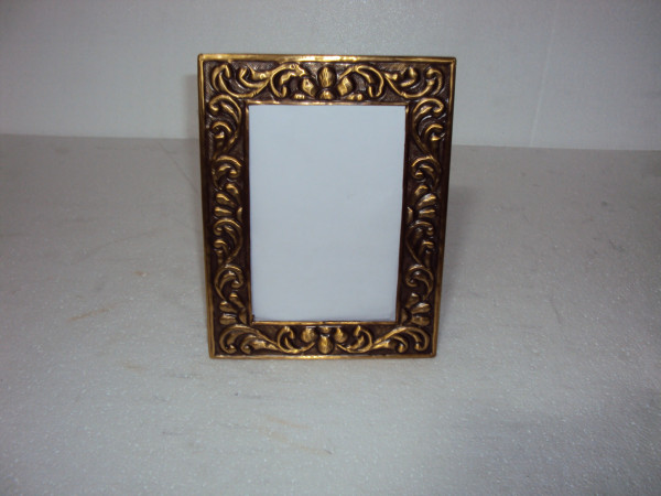 Image of Antique Brass Picture Frame