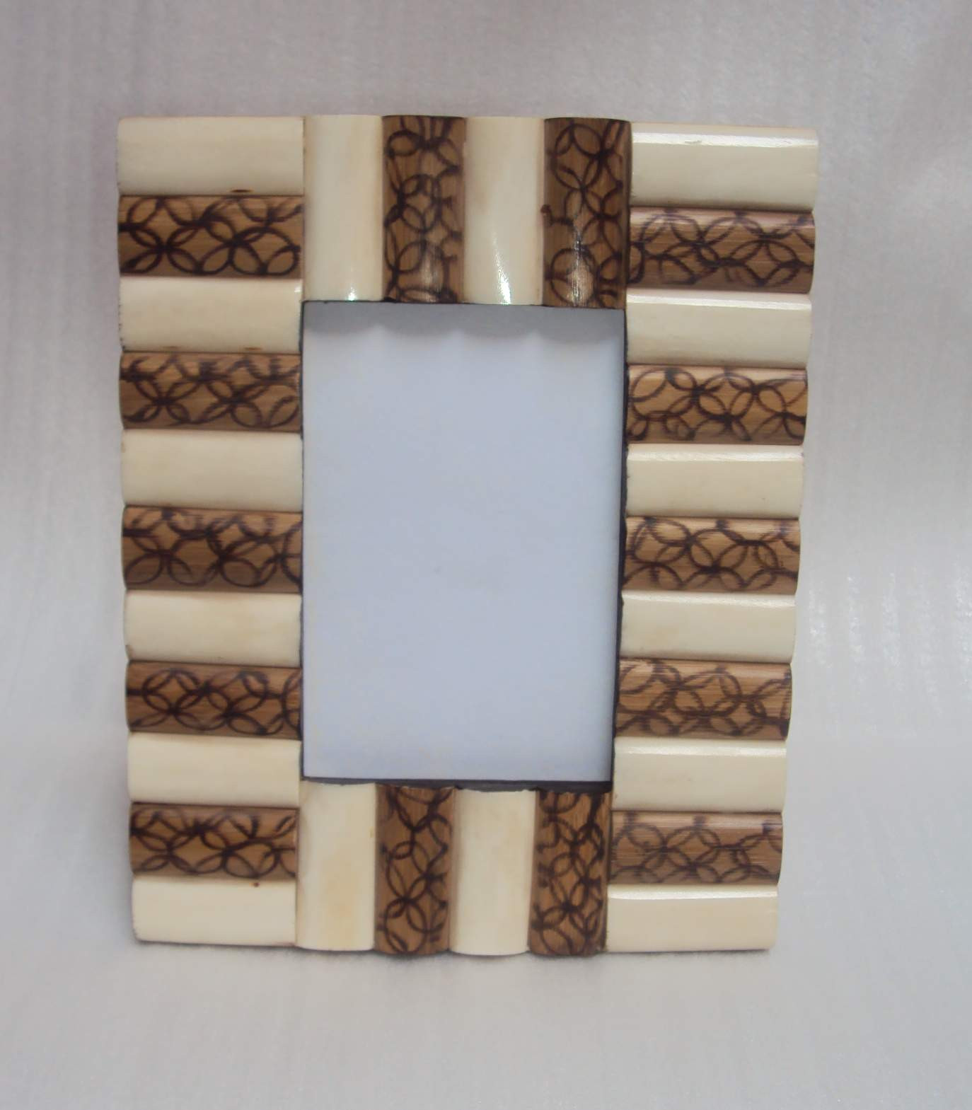 Bone And Horn Picture Frame