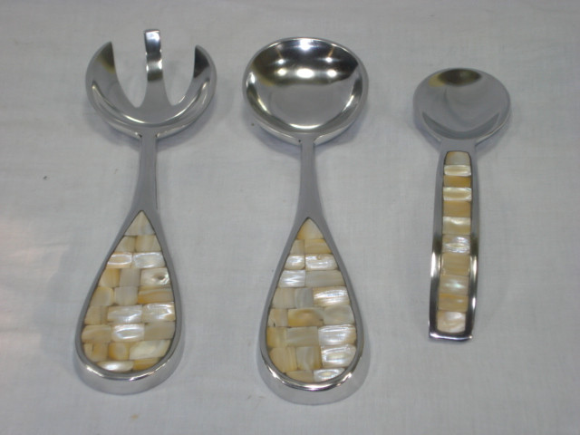 Mother of Pearl Salad Serving Set