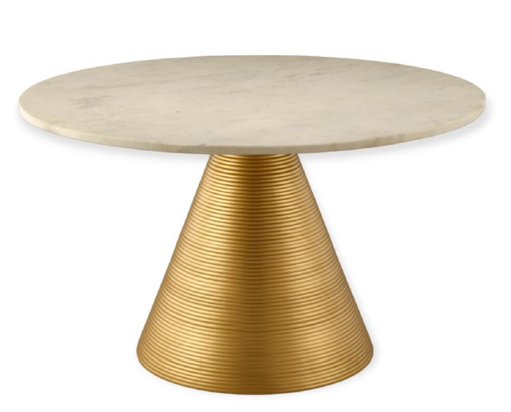 Aluminum Table With marble Top