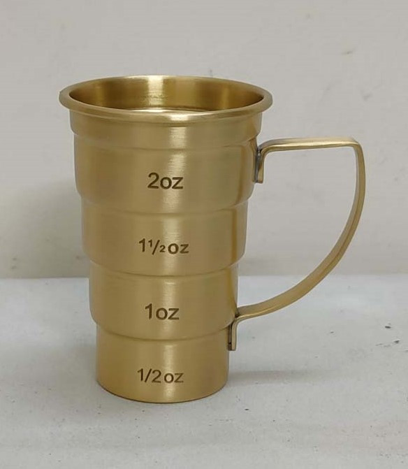 Brass Stepped Jigger
