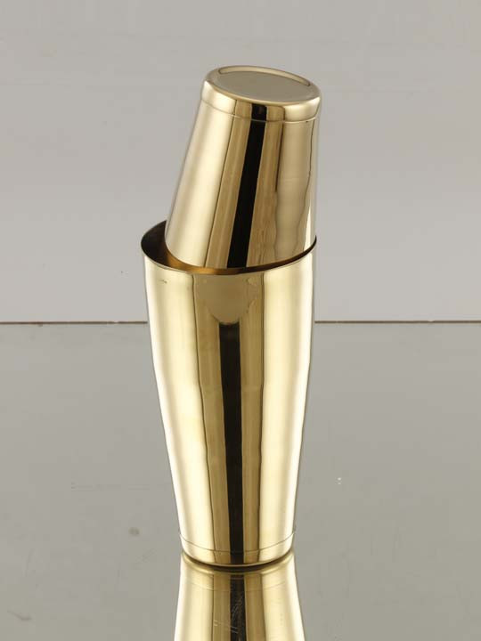 Solid Brass Boston Shaker Set