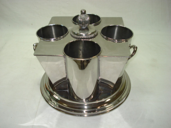 Image of Nickel Plated Brass Wine Chiller