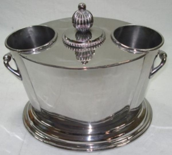 Image of Nickel Plated Brass Wine Chiller