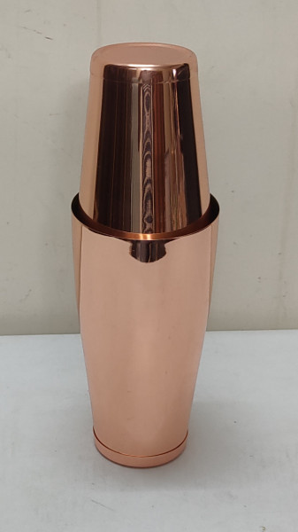 Image of Solid Copper Boston Shaker Set