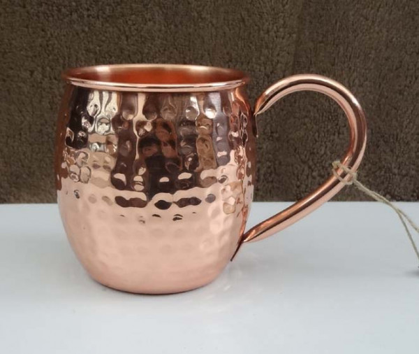 Image of Hammered Copper Moscow Mule Mug
