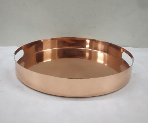 Copper Plated Stainless Steel Tray