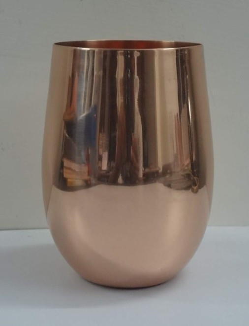 Copper Seamless Wine Glass