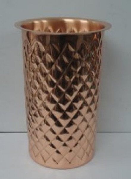 Image of Solid Copper Bottle Holder