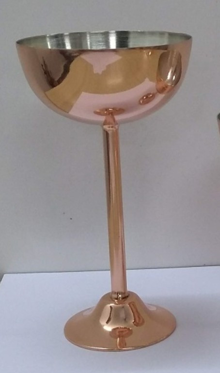 COPPER WINE GOBLET