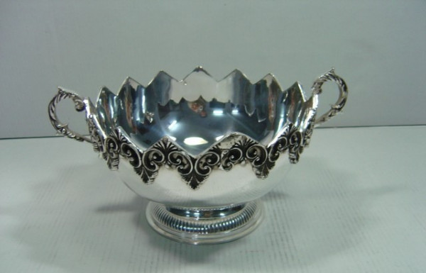 Image of Silver Plated Brass Dish