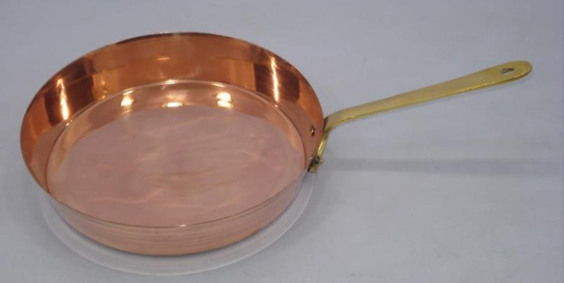 Solid Copper Fry Pan