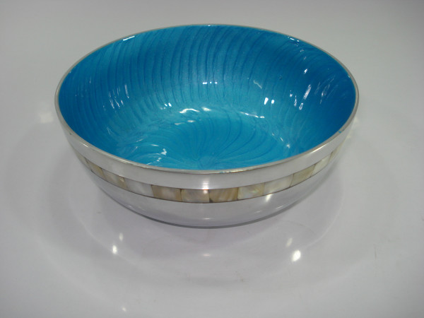 Image of Epoxy And Mother Of Pearl Bowl