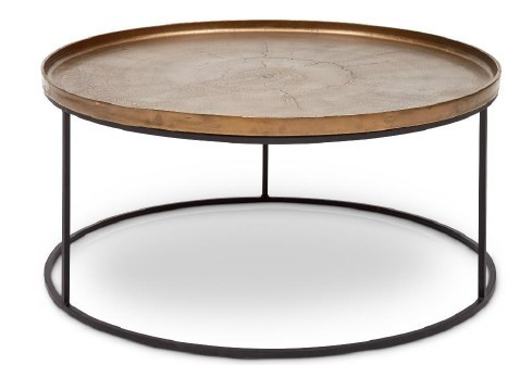 Iron Table With Aluminum top