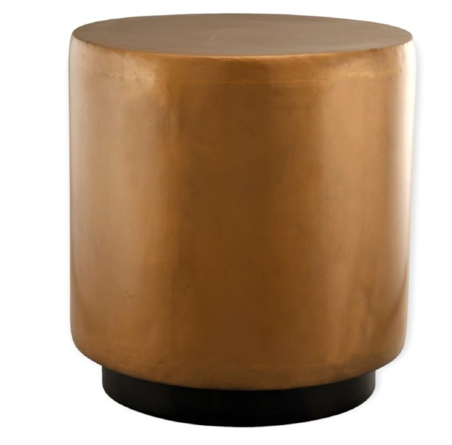 Iron Drum Side Table