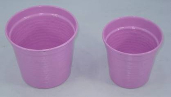 Image of Iron Powder Coated Flower Pot