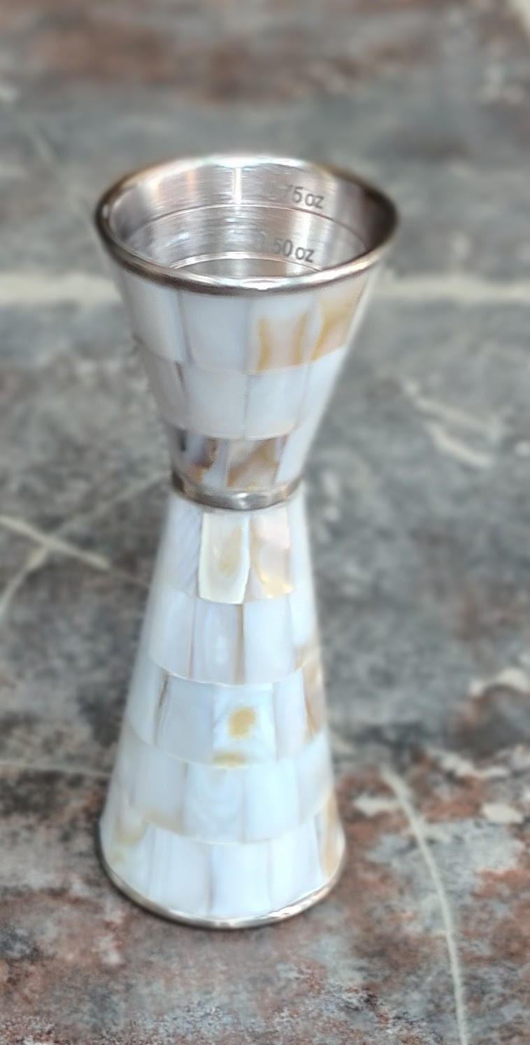 Mother of pearl Japanese Jigger